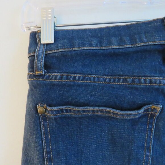 THE GREAT. The Low Rise Nerd Kick Flare Jeans in Trail Wash - Size 26 - Picture 10 of 12